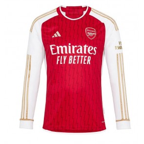 Arsenal Replica Home Stadium Shirt 2023-24 Long Sleeve